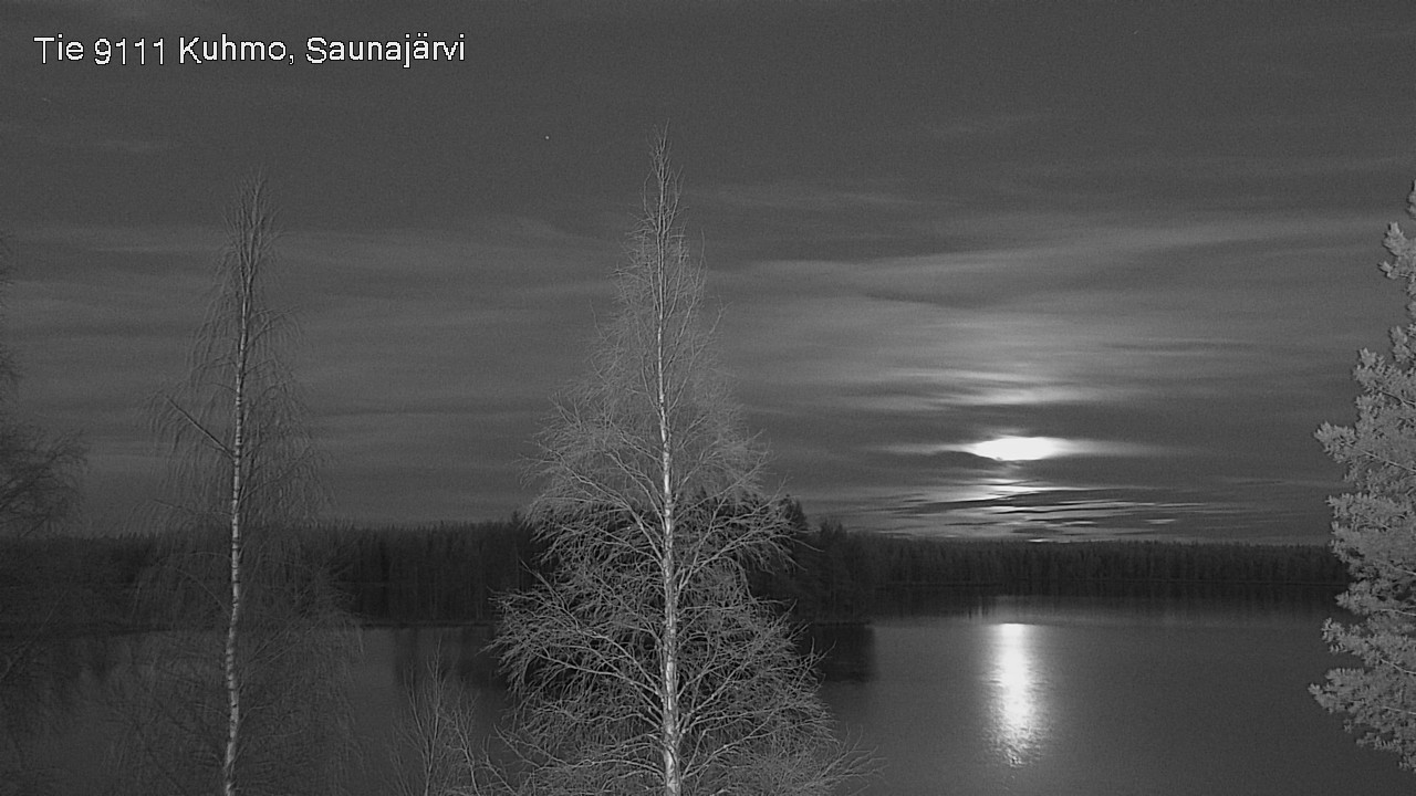 Weather Camera Image Väg 9111 Kuhmo, Saunajärvi, Kuhmo, Kainuu