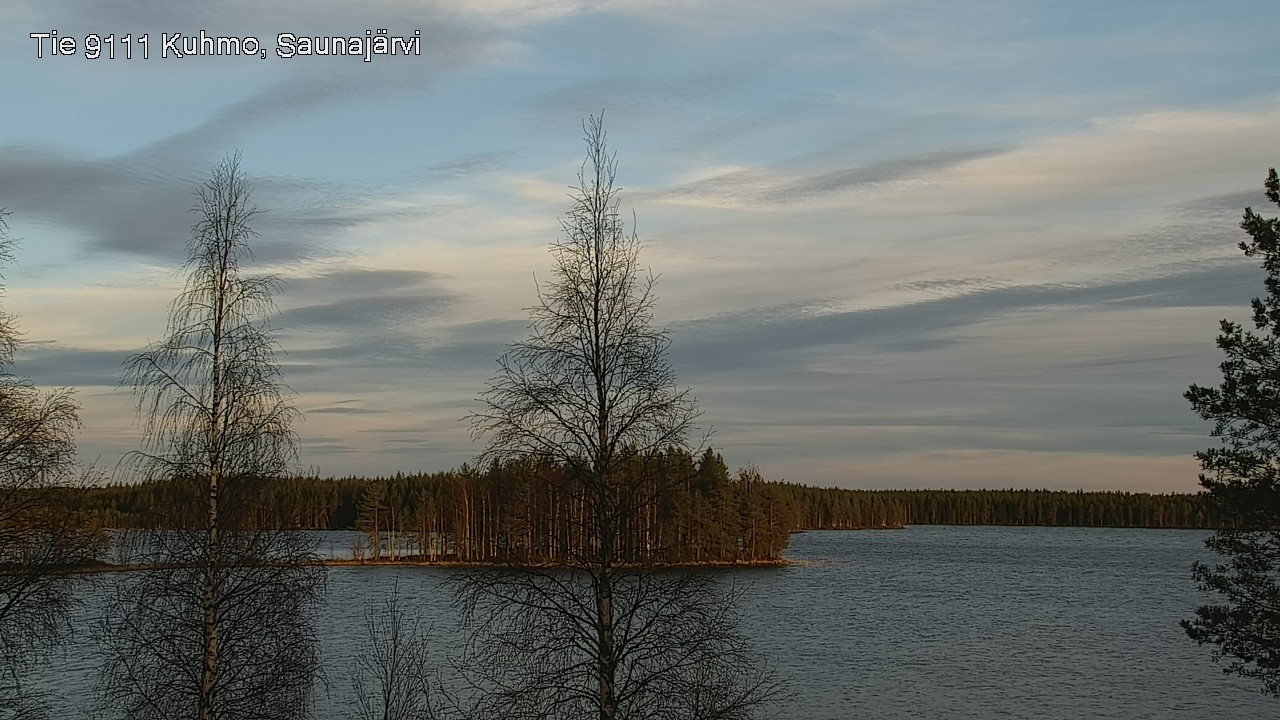 Weather Camera Image Väg 9111 Kuhmo, Saunajärvi, Kuhmo, Kainuu