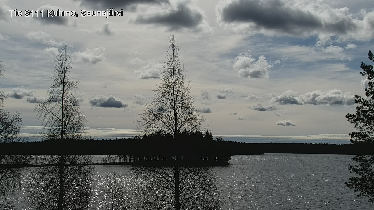 Weather Camera Image Väg 9111 Kuhmo, Saunajärvi, Kuhmo, Kainuu