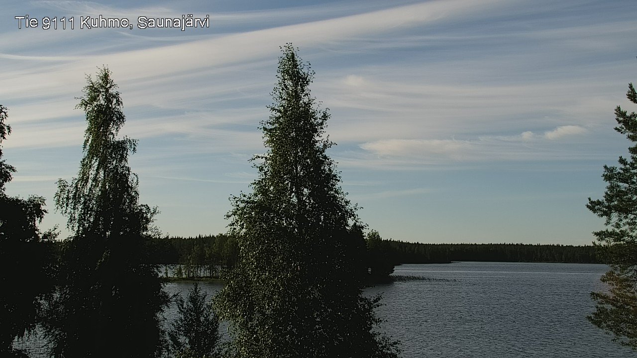 Weather Camera Image Road 9111 Kuhmo, Saunajärvi, Kuhmo, Kainuu