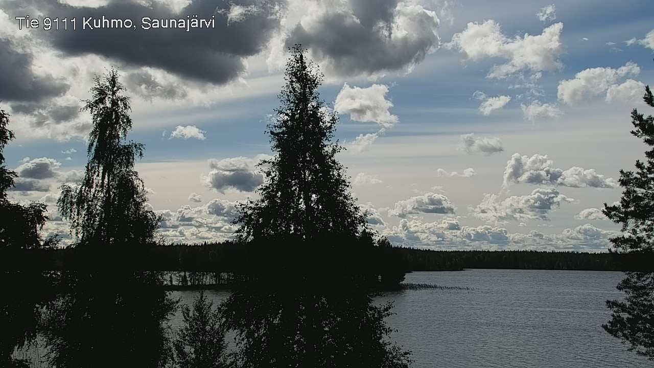 Weather Camera Image Road 9111 Kuhmo, Saunajärvi, Kuhmo, Kainuu