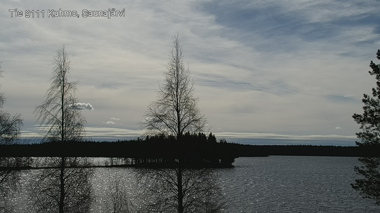 Weather Camera Image Väg 9111 Kuhmo, Saunajärvi, Kuhmo, Kainuu