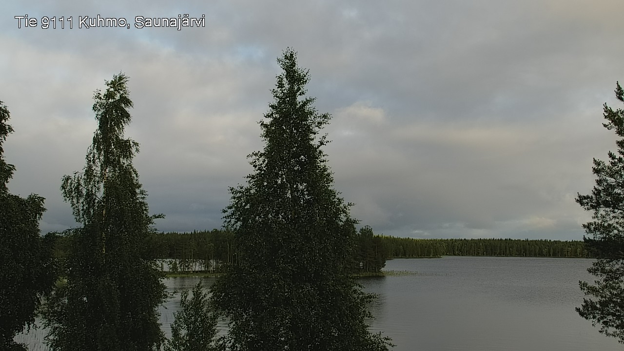 Weather Camera Image Väg 9111 Kuhmo, Saunajärvi, Kuhmo, Kainuu