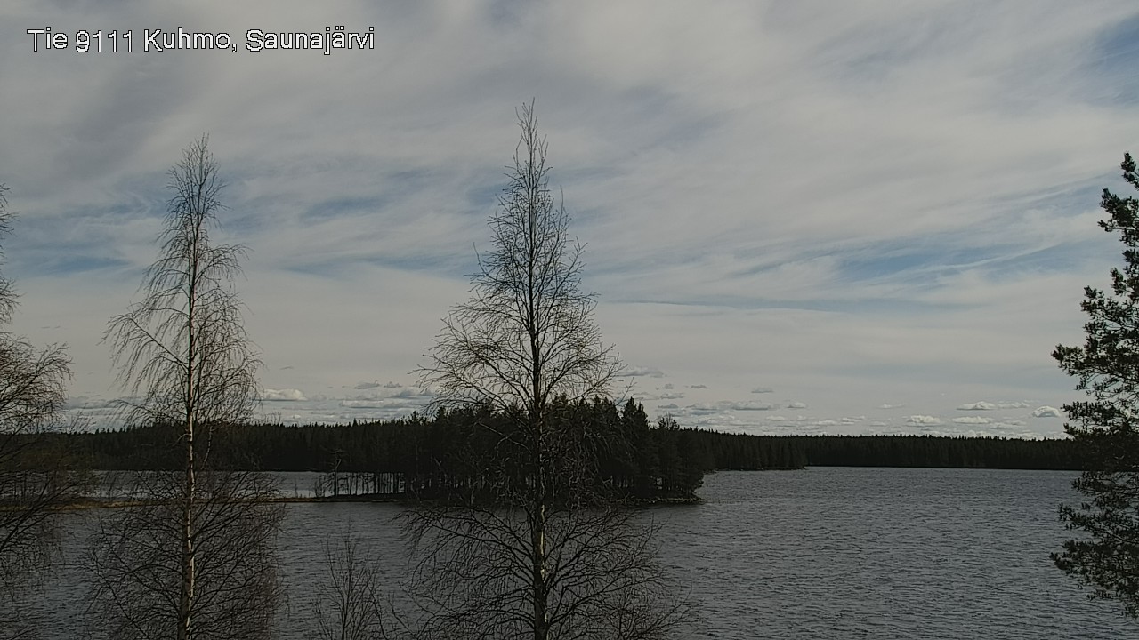 Weather Camera Image Väg 9111 Kuhmo, Saunajärvi, Kuhmo, Kainuu