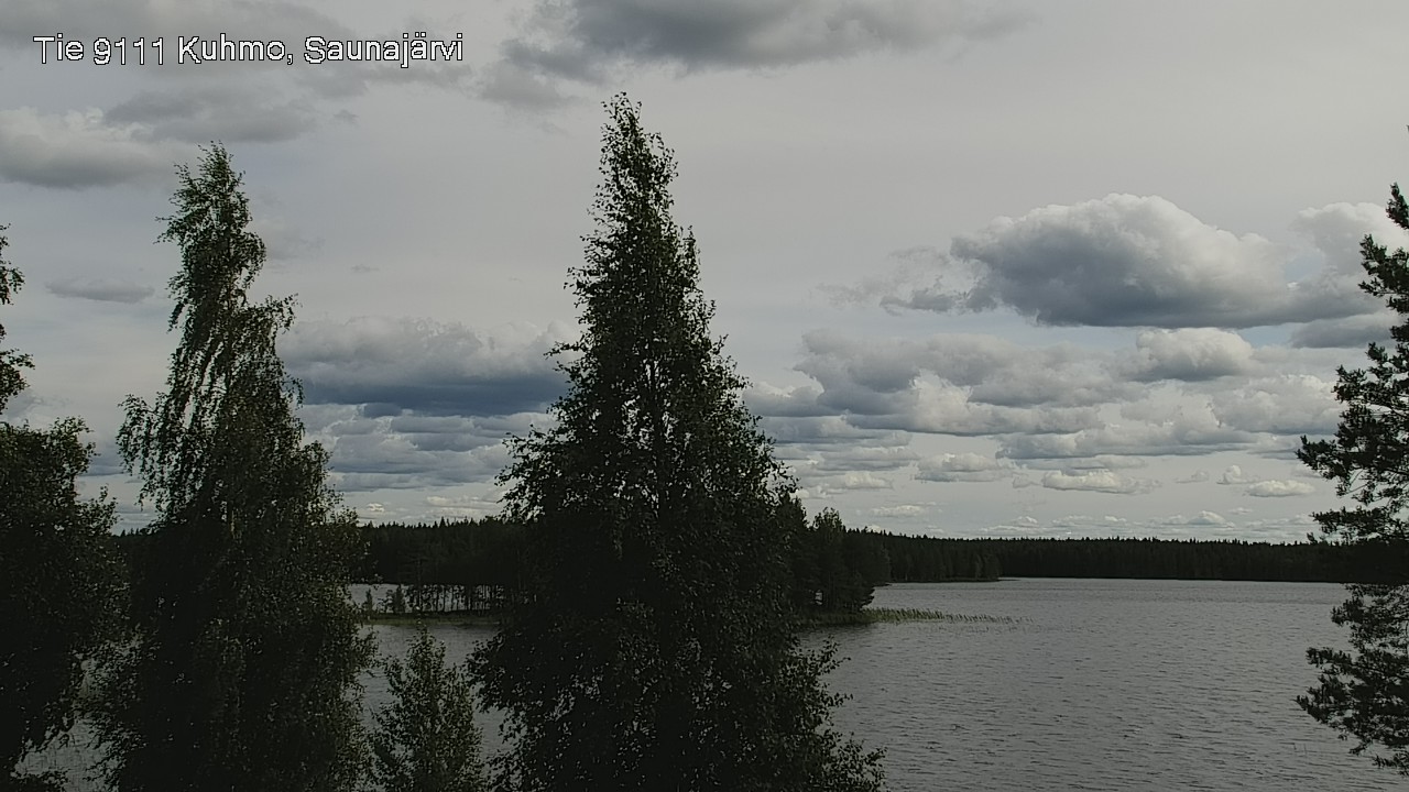 Weather Camera Image Väg 9111 Kuhmo, Saunajärvi, Kuhmo, Kainuu