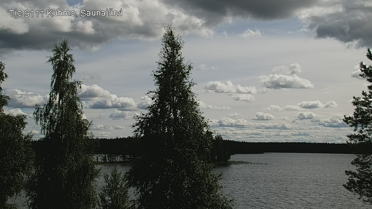 Weather Camera Image Väg 9111 Kuhmo, Saunajärvi, Kuhmo, Kainuu