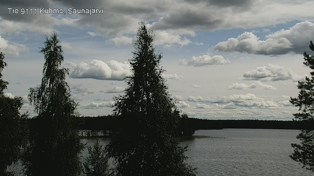 Weather Camera Image Väg 9111 Kuhmo, Saunajärvi, Kuhmo, Kainuu