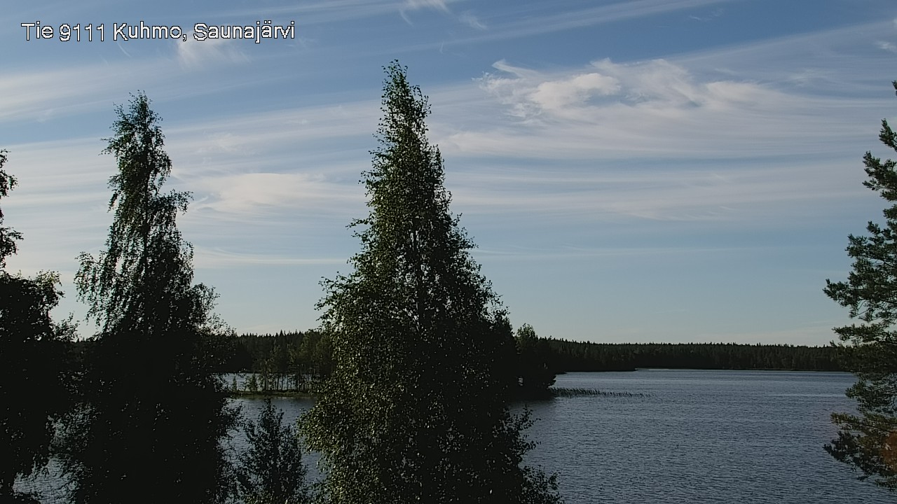 Weather Camera Image Road 9111 Kuhmo, Saunajärvi, Kuhmo, Kainuu