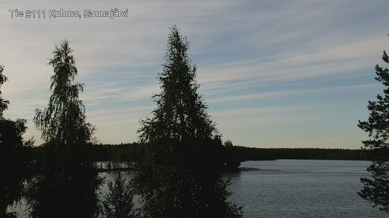 Weather Camera Image Road 9111 Kuhmo, Saunajärvi, Kuhmo, Kainuu