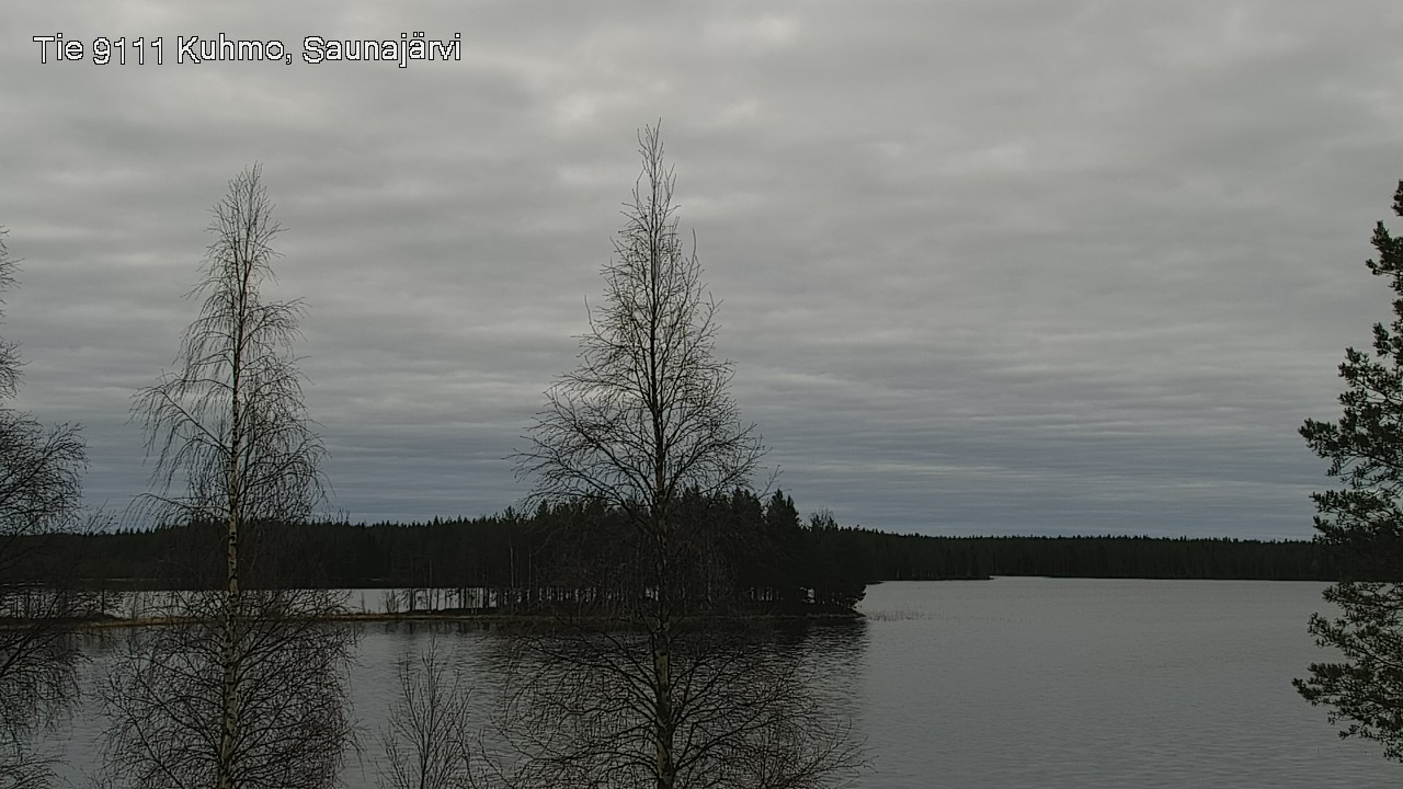 Weather Camera Image Väg 9111 Kuhmo, Saunajärvi, Kuhmo, Kainuu