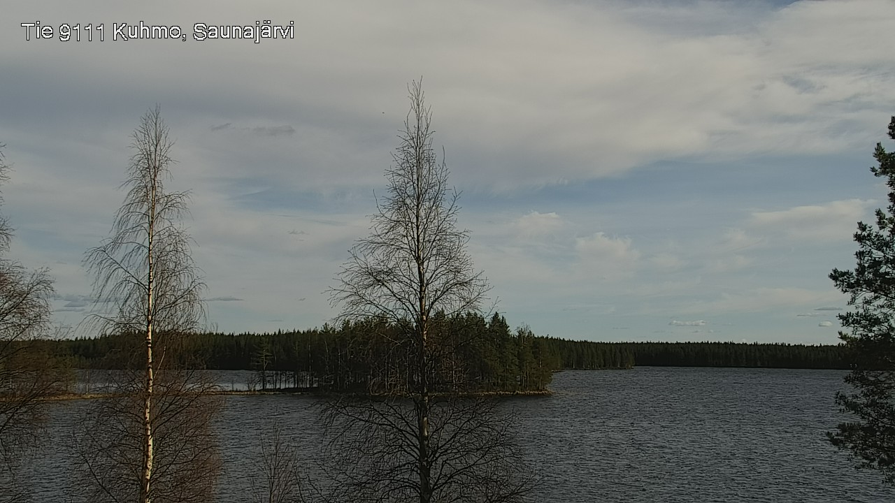 Weather Camera Image Väg 9111 Kuhmo, Saunajärvi, Kuhmo, Kainuu