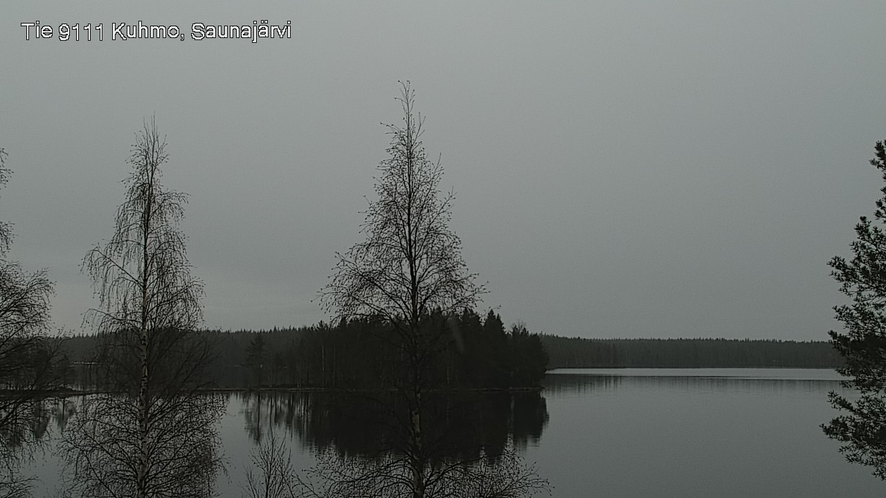 Weather Camera Image Väg 9111 Kuhmo, Saunajärvi, Kuhmo, Kainuu