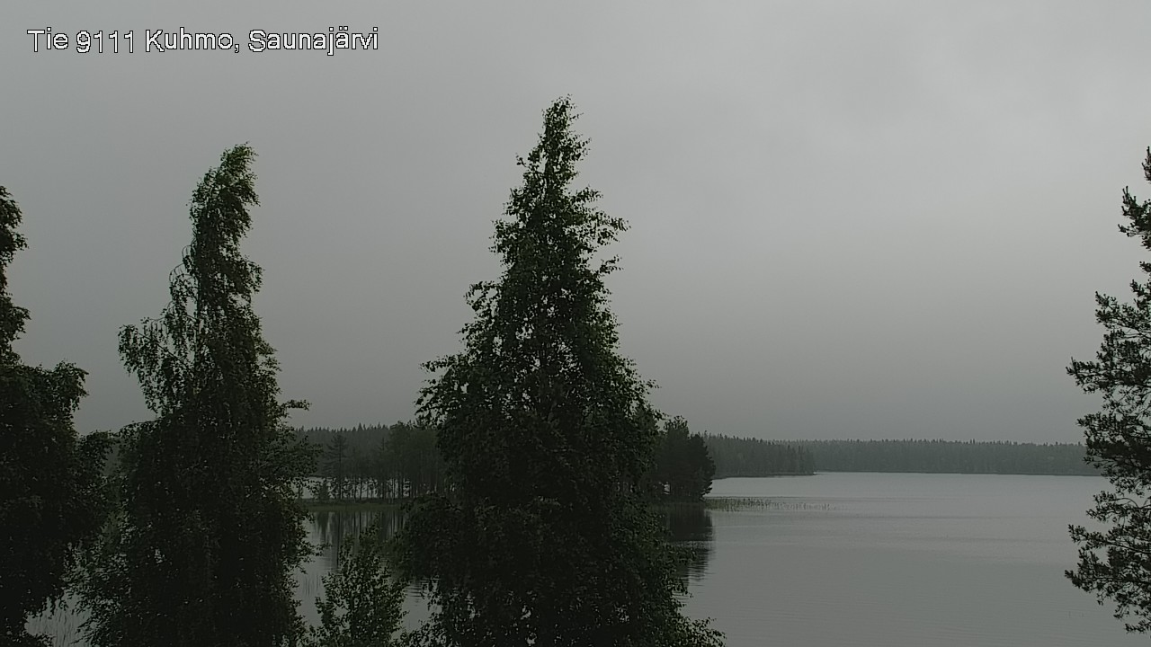 Kelikamerat Kuva Tie 9111 Kuhmo, Saunajärvi, Kuhmo, Kainuu