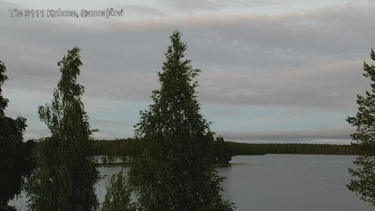 Weather Camera Image Väg 9111 Kuhmo, Saunajärvi, Kuhmo, Kainuu