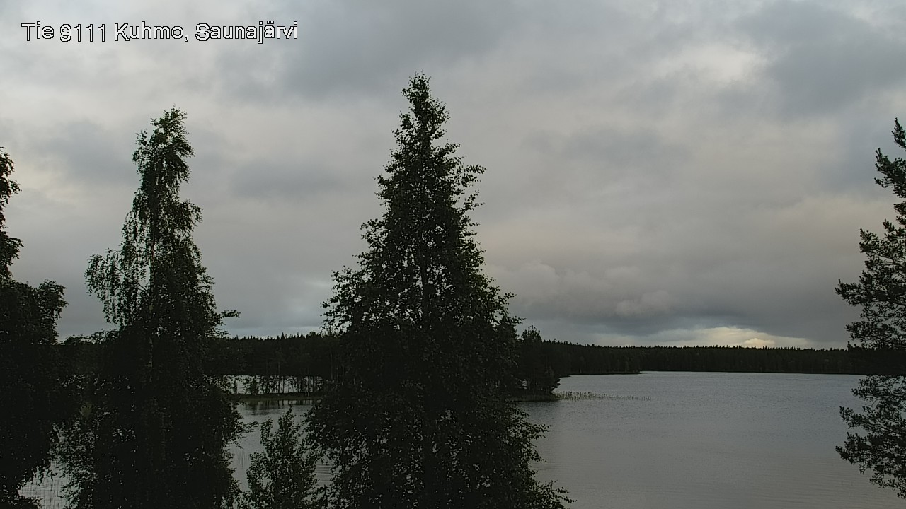 Weather Camera Image Väg 9111 Kuhmo, Saunajärvi, Kuhmo, Kainuu