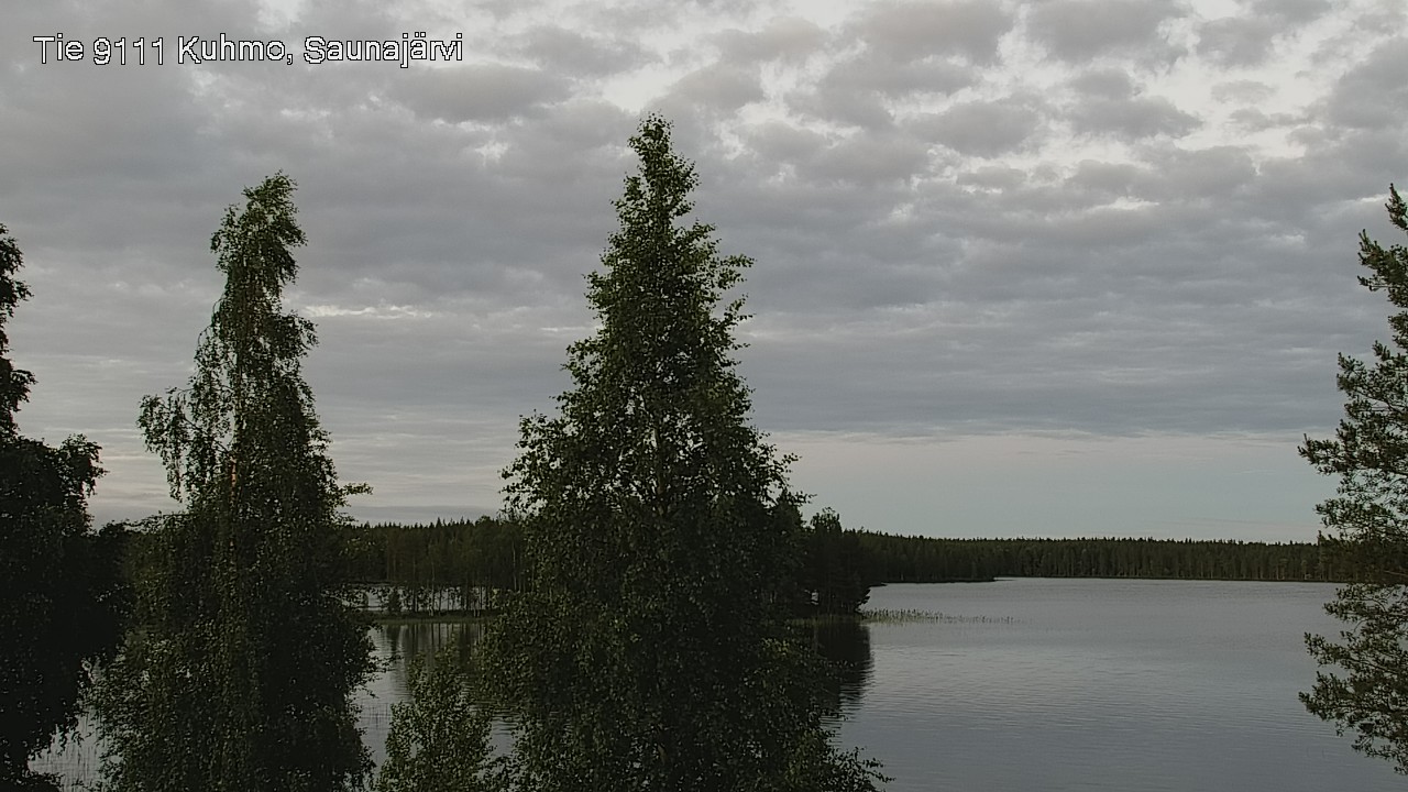 Weather Camera Image Väg 9111 Kuhmo, Saunajärvi, Kuhmo, Kainuu