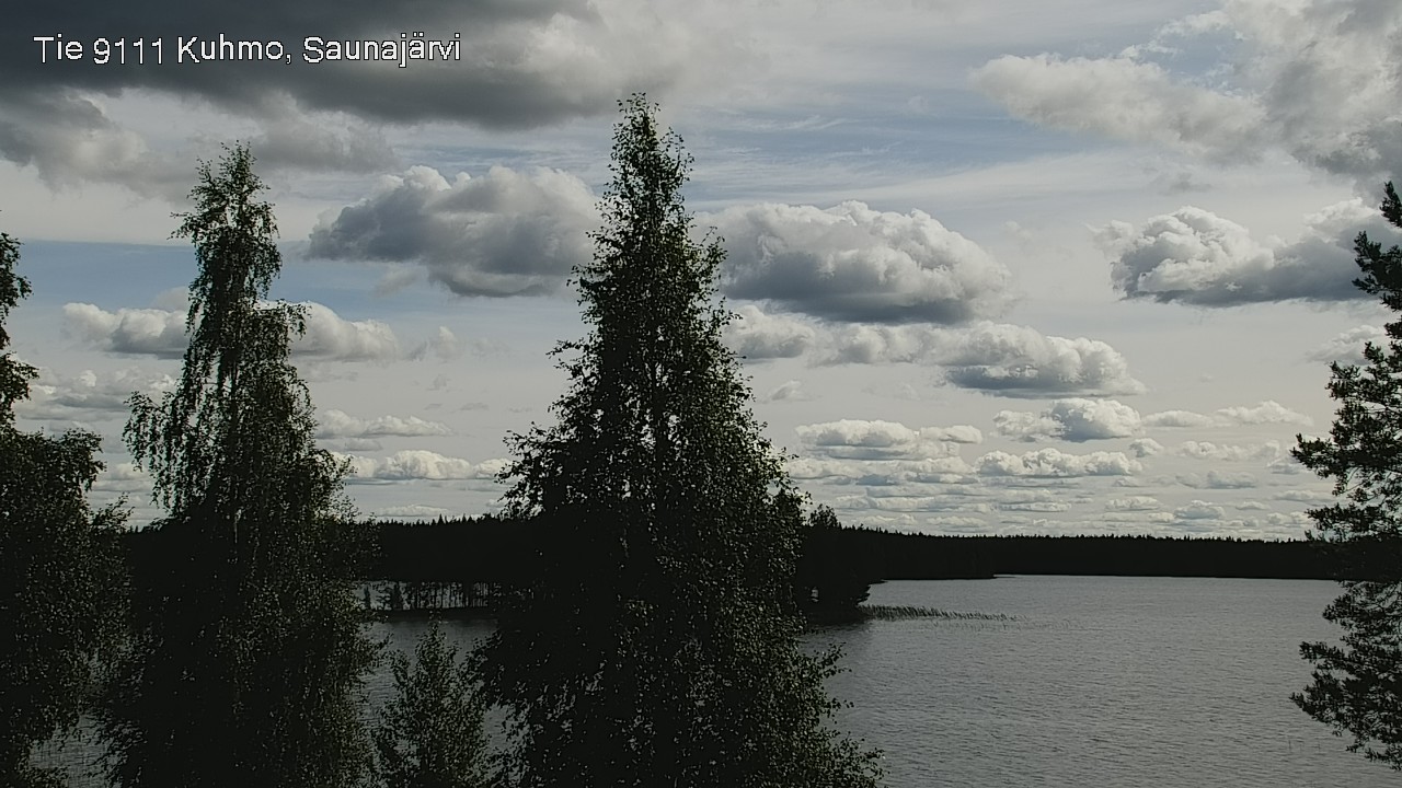 Weather Camera Image Väg 9111 Kuhmo, Saunajärvi, Kuhmo, Kainuu