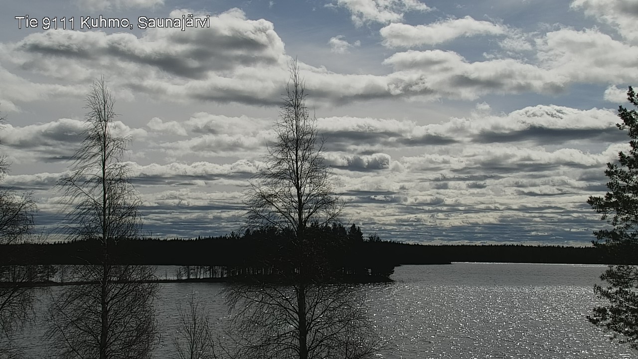 Weather Camera Image Väg 9111 Kuhmo, Saunajärvi, Kuhmo, Kainuu