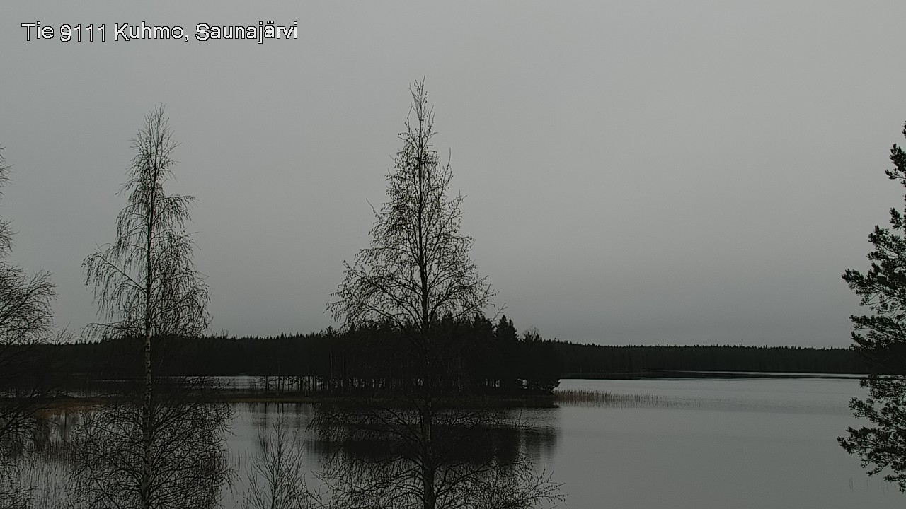 Weather Camera Image Väg 9111 Kuhmo, Saunajärvi, Kuhmo, Kainuu