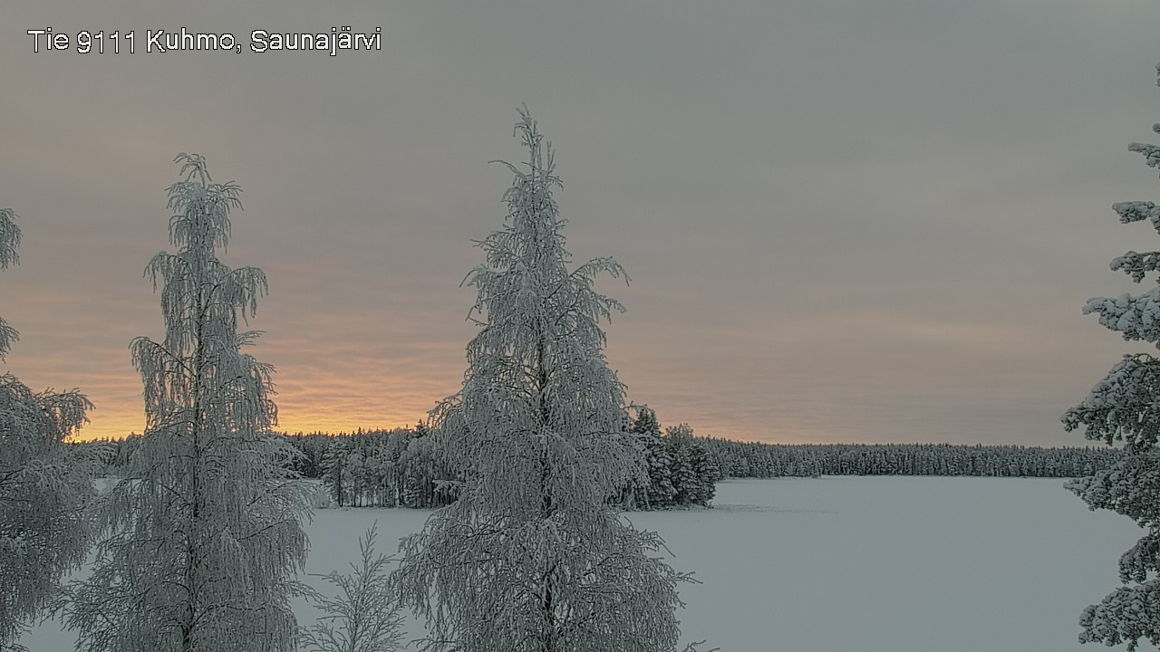 Kelikamerat Kuva Tie 9111 Kuhmo, Saunajärvi, Kuhmo, Kainuu