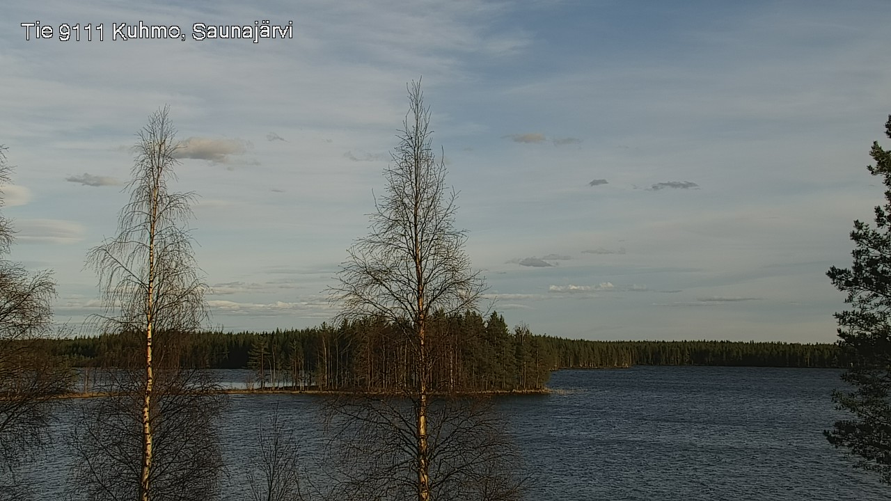 Weather Camera Image Väg 9111 Kuhmo, Saunajärvi, Kuhmo, Kainuu