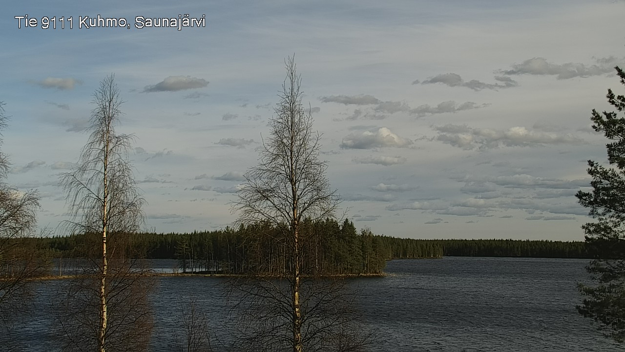 Weather Camera Image Väg 9111 Kuhmo, Saunajärvi, Kuhmo, Kainuu