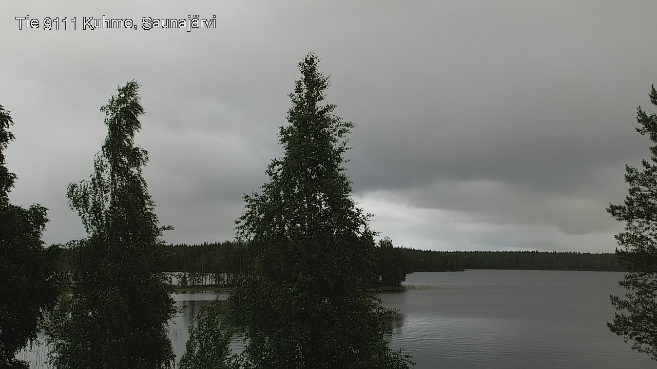 Weather Camera Image Väg 9111 Kuhmo, Saunajärvi, Kuhmo, Kainuu