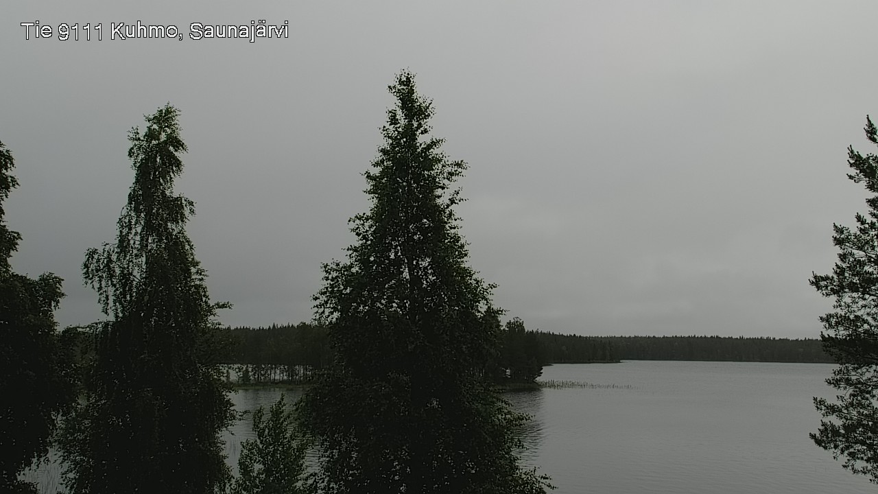Weather Camera Image Väg 9111 Kuhmo, Saunajärvi, Kuhmo, Kainuu