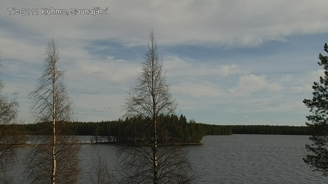 Weather Camera Image Väg 9111 Kuhmo, Saunajärvi, Kuhmo, Kainuu