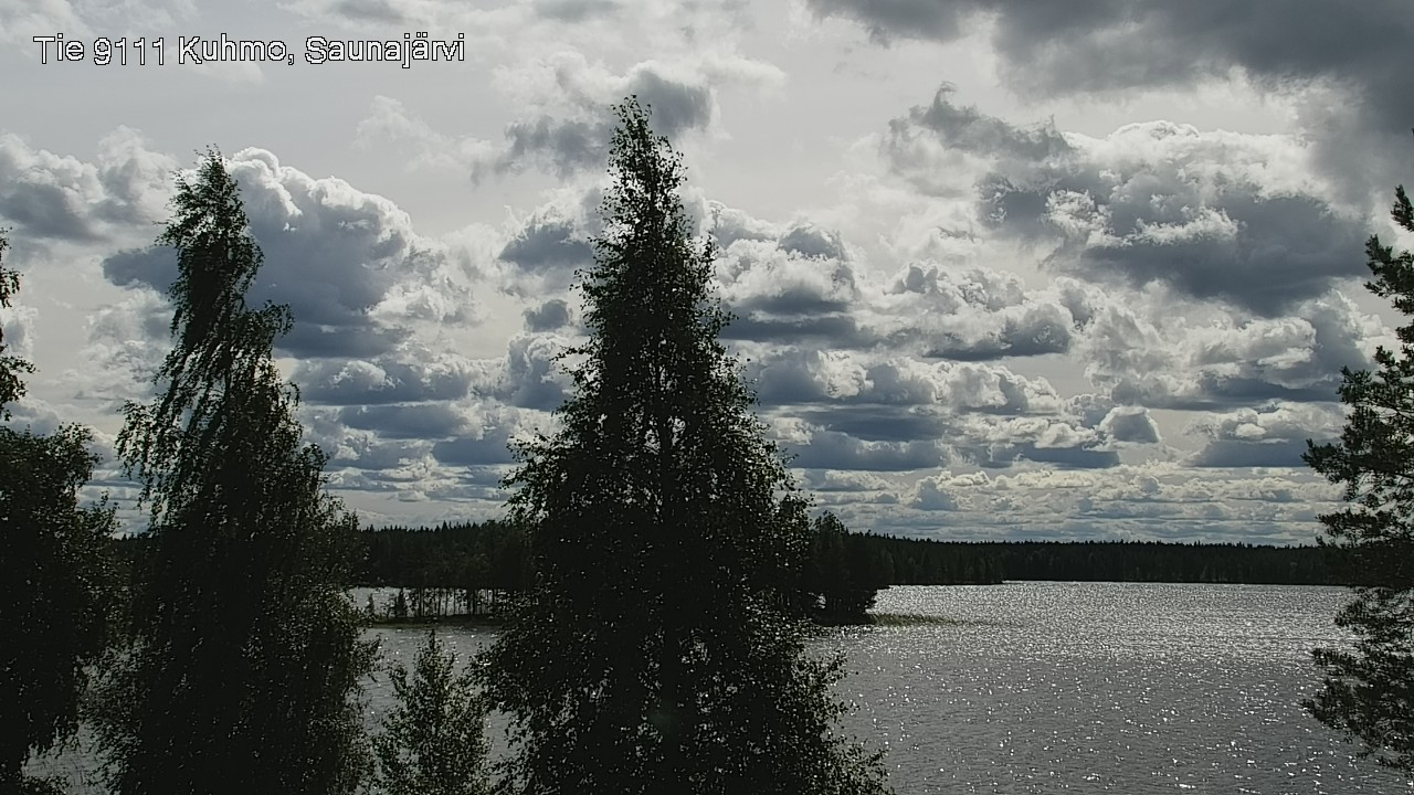 Weather Camera Image Road 9111 Kuhmo, Saunajärvi, Kuhmo, Kainuu