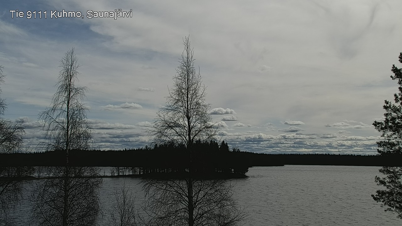 Weather Camera Image Väg 9111 Kuhmo, Saunajärvi, Kuhmo, Kainuu