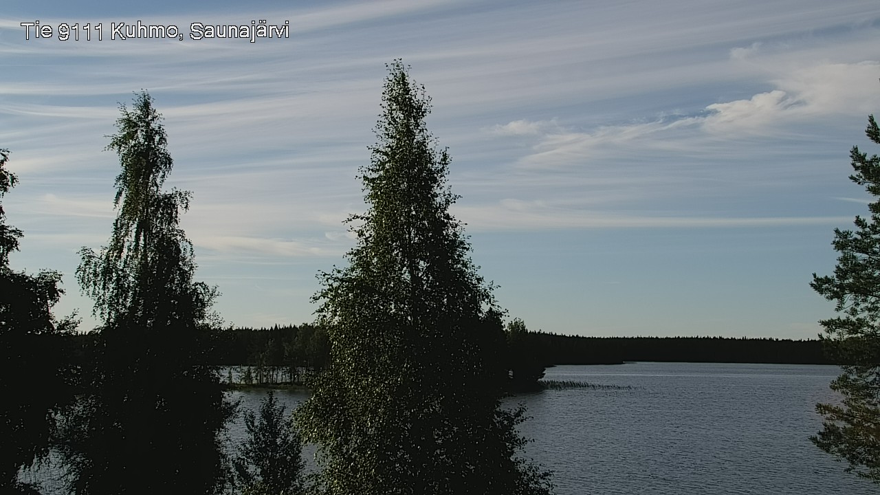 Weather Camera Image Road 9111 Kuhmo, Saunajärvi, Kuhmo, Kainuu