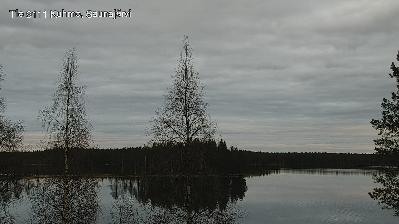 Weather Camera Image Väg 9111 Kuhmo, Saunajärvi, Kuhmo, Kainuu