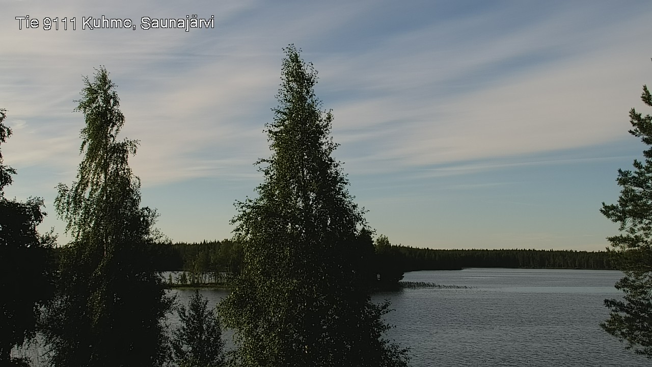 Weather Camera Image Road 9111 Kuhmo, Saunajärvi, Kuhmo, Kainuu
