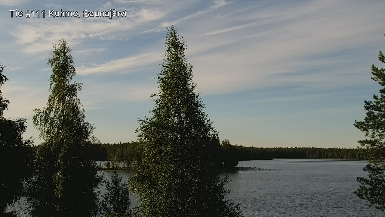 Weather Camera Image Road 9111 Kuhmo, Saunajärvi, Kuhmo, Kainuu