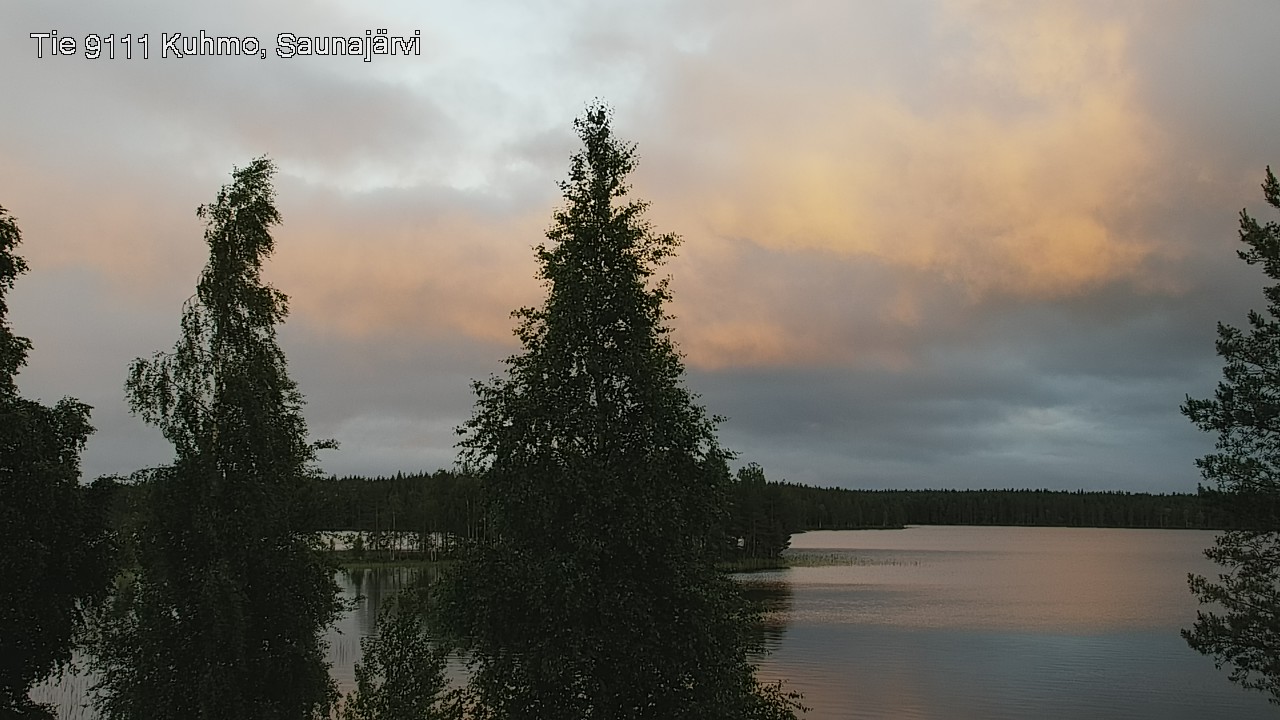Weather Camera Image Väg 9111 Kuhmo, Saunajärvi, Kuhmo, Kainuu