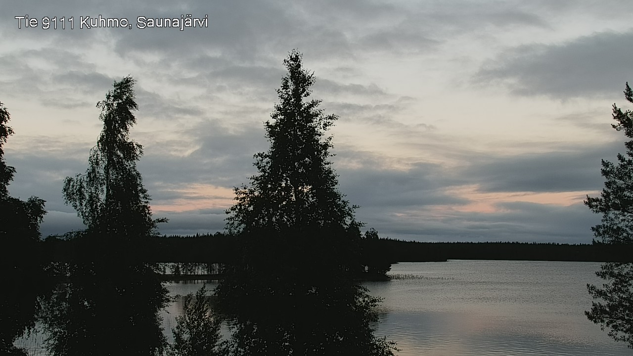 Weather Camera Image Väg 9111 Kuhmo, Saunajärvi, Kuhmo, Kainuu