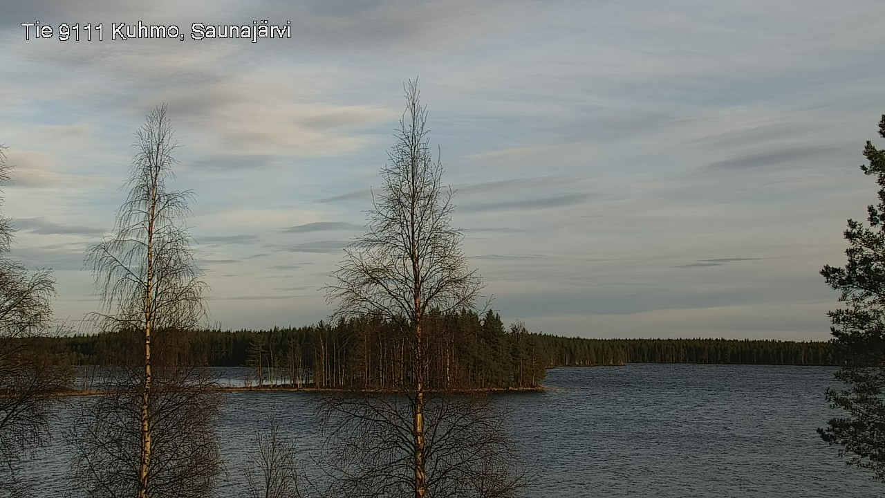 Weather Camera Image Väg 9111 Kuhmo, Saunajärvi, Kuhmo, Kainuu