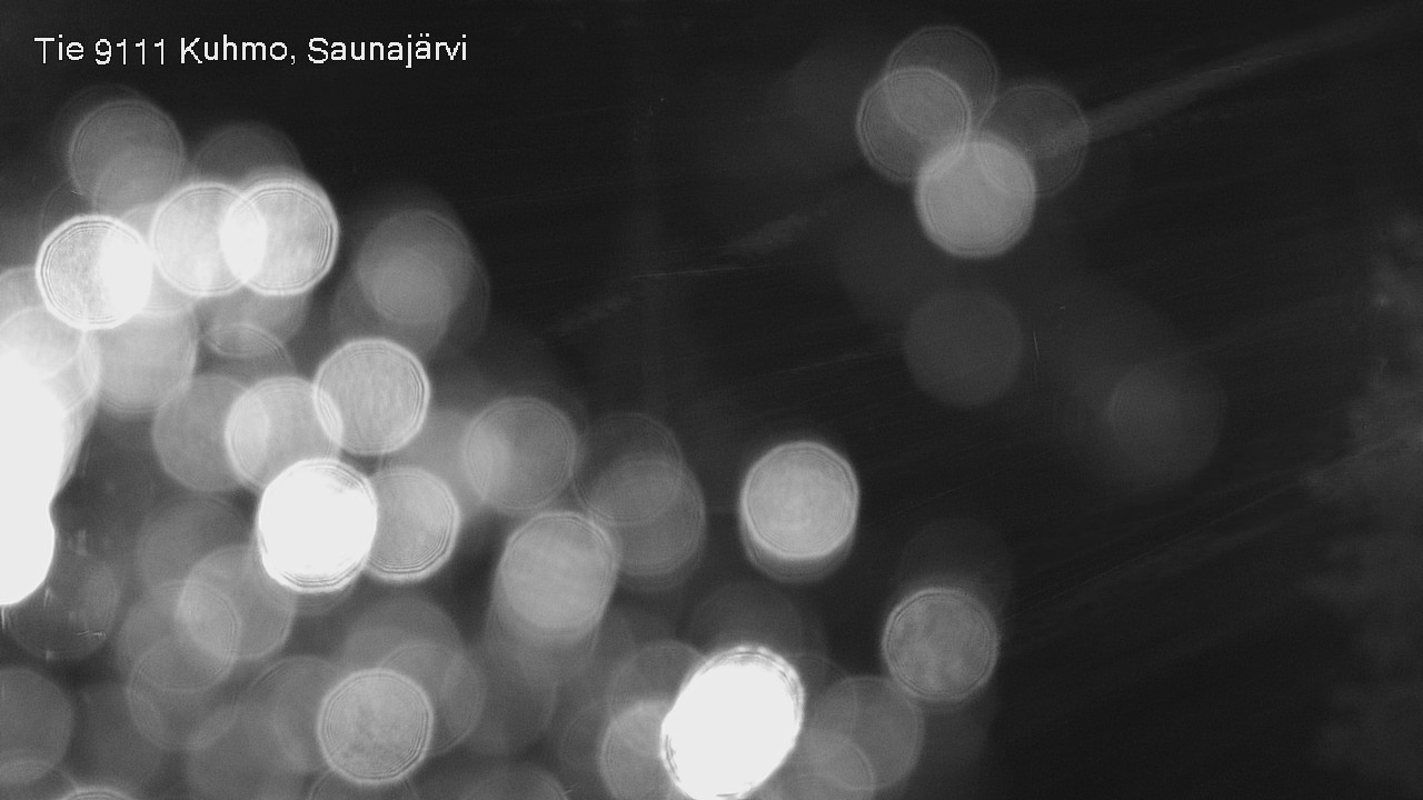 Weather Camera Image Road 9111 Kuhmo, Saunajärvi, Kuhmo, Kainuu