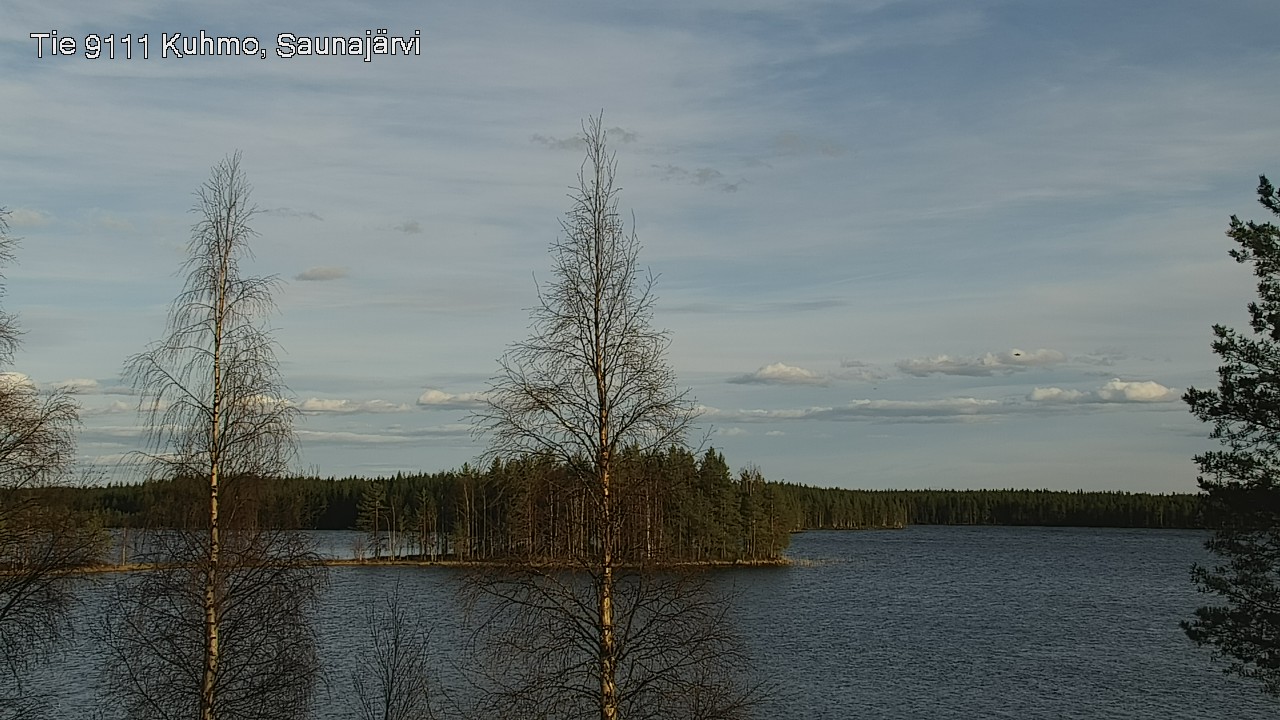 Weather Camera Image Väg 9111 Kuhmo, Saunajärvi, Kuhmo, Kainuu