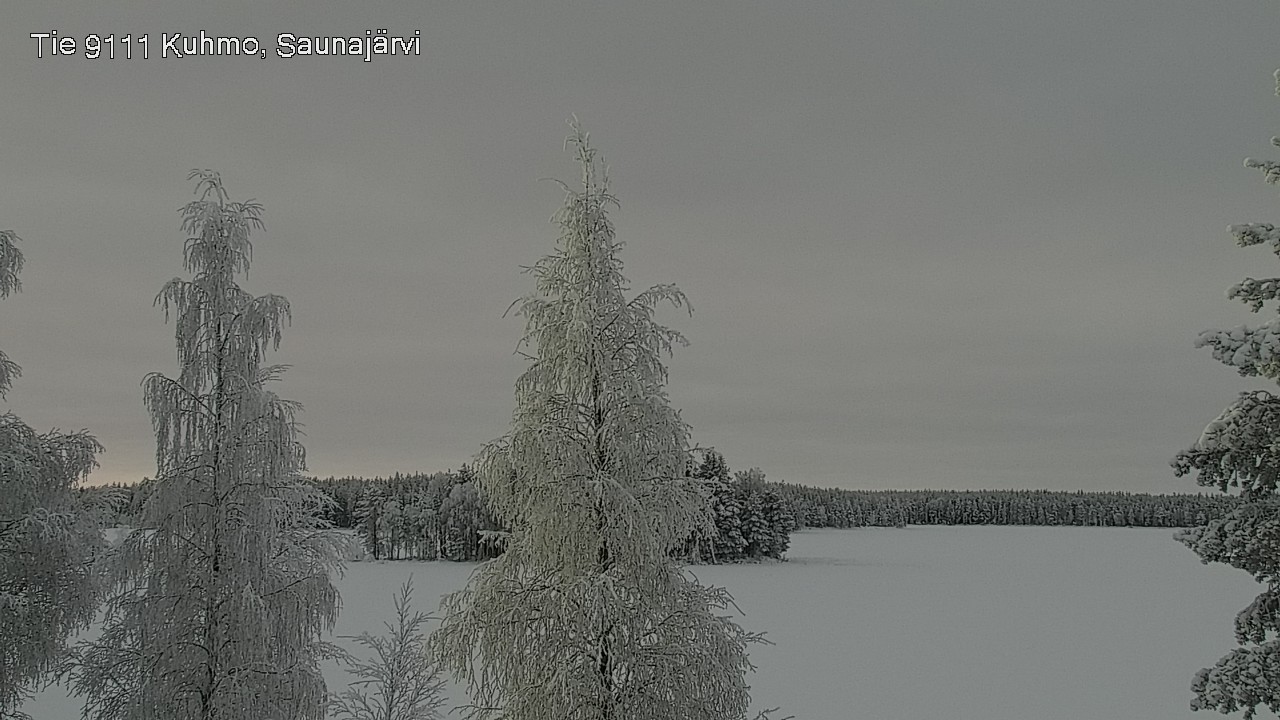 Kelikamerat Kuva Tie 9111 Kuhmo, Saunajärvi, Kuhmo, Kainuu