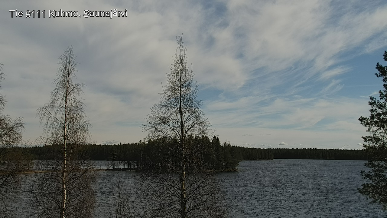 Weather Camera Image Väg 9111 Kuhmo, Saunajärvi, Kuhmo, Kainuu