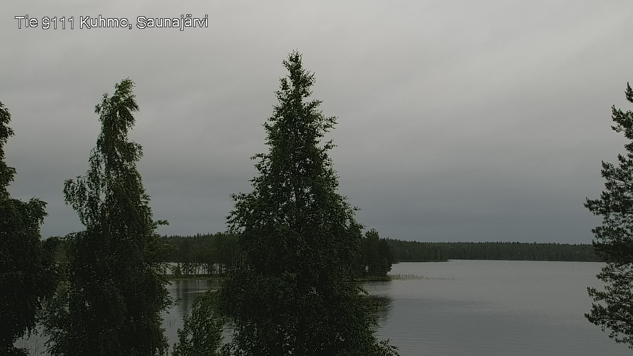 Kelikamerat Kuva Tie 9111 Kuhmo, Saunajärvi, Kuhmo, Kainuu