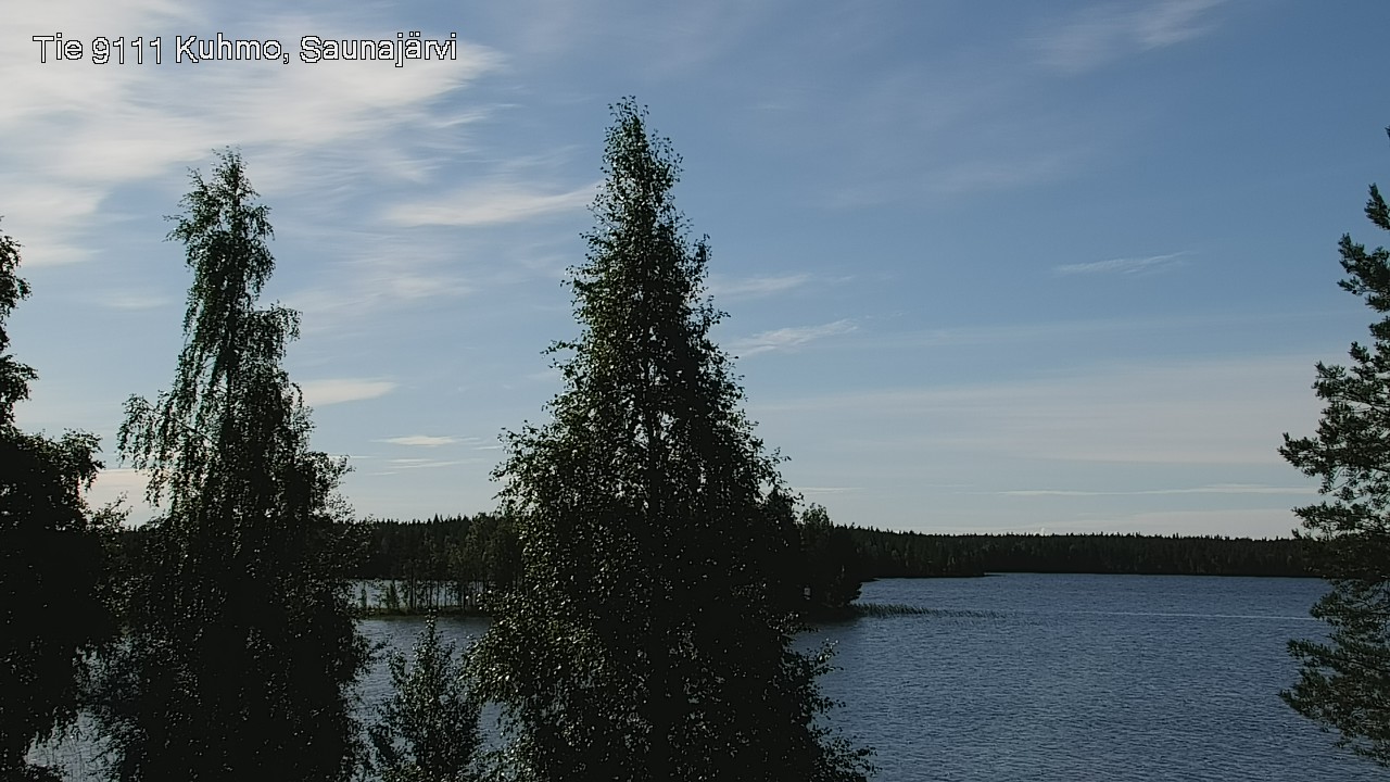 Weather Camera Image Road 9111 Kuhmo, Saunajärvi, Kuhmo, Kainuu