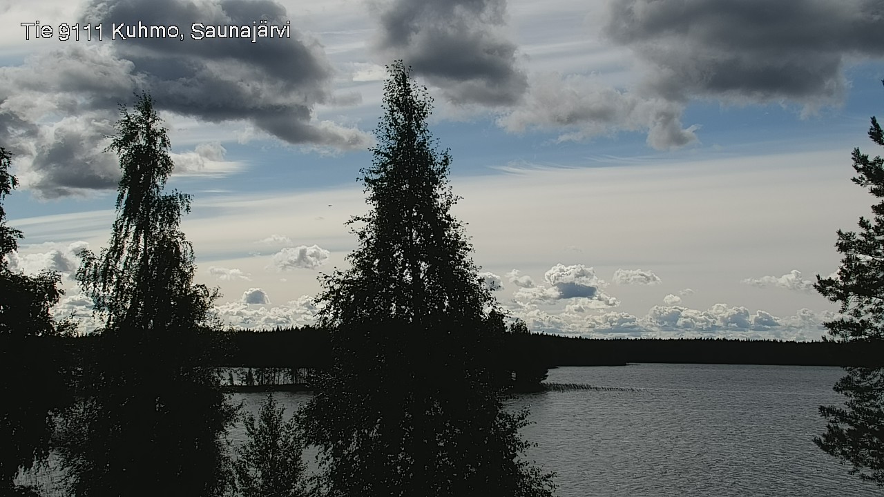 Weather Camera Image Road 9111 Kuhmo, Saunajärvi, Kuhmo, Kainuu