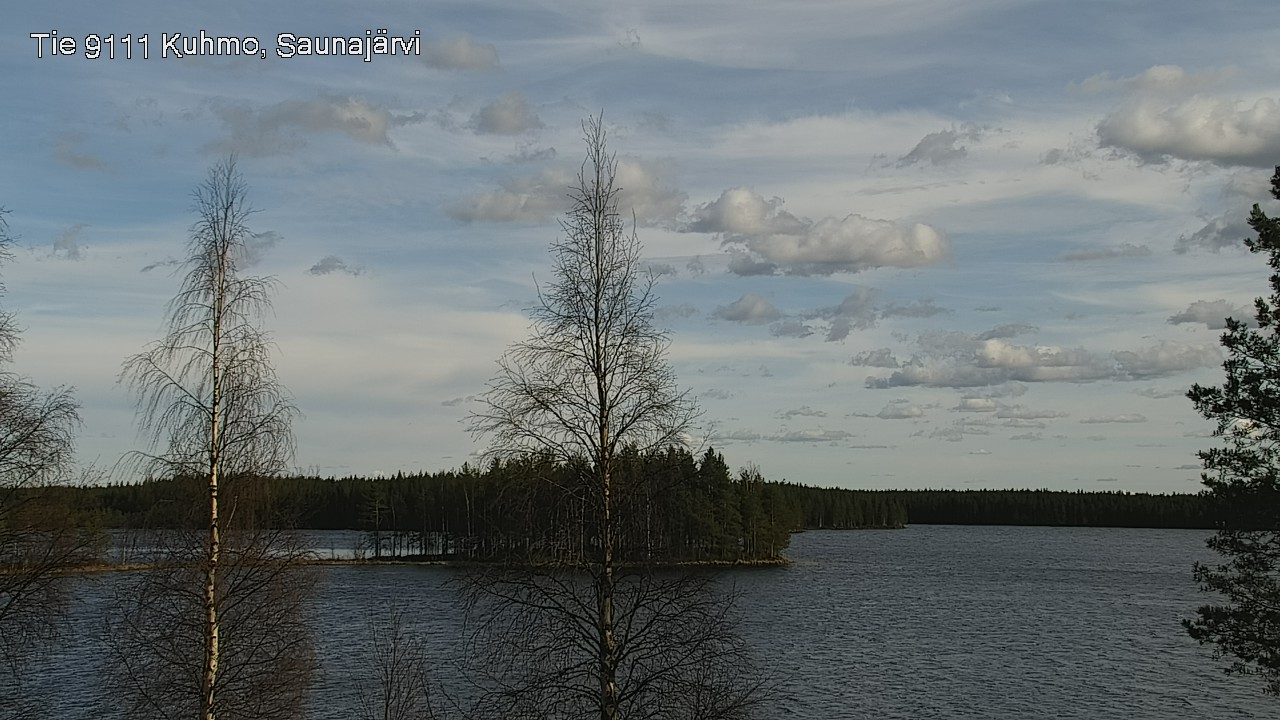 Weather Camera Image Väg 9111 Kuhmo, Saunajärvi, Kuhmo, Kainuu
