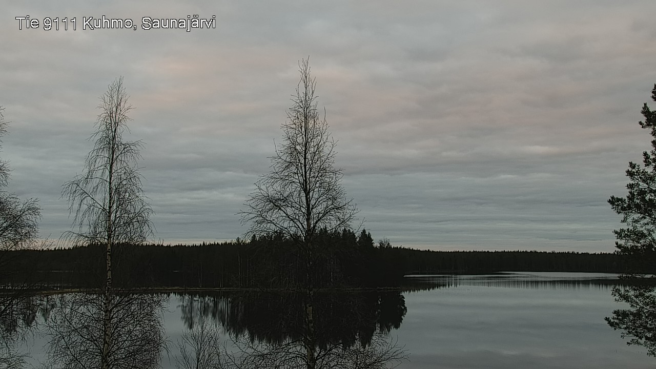 Weather Camera Image Väg 9111 Kuhmo, Saunajärvi, Kuhmo, Kainuu