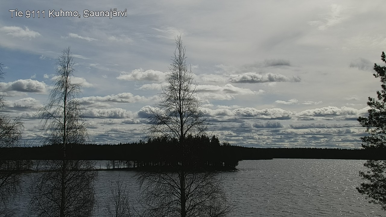 Weather Camera Image Väg 9111 Kuhmo, Saunajärvi, Kuhmo, Kainuu