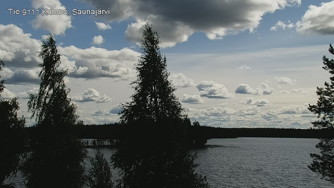 Weather Camera Image Väg 9111 Kuhmo, Saunajärvi, Kuhmo, Kainuu