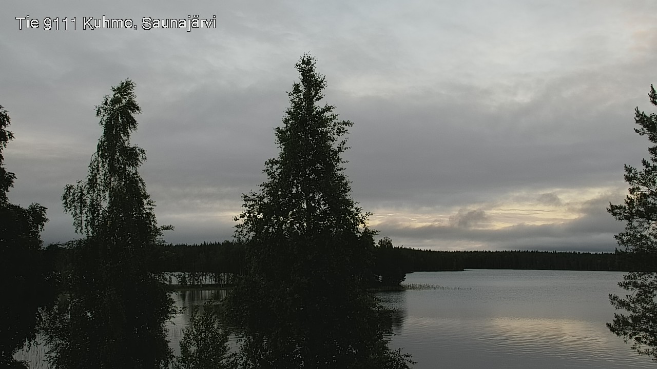 Weather Camera Image Väg 9111 Kuhmo, Saunajärvi, Kuhmo, Kainuu